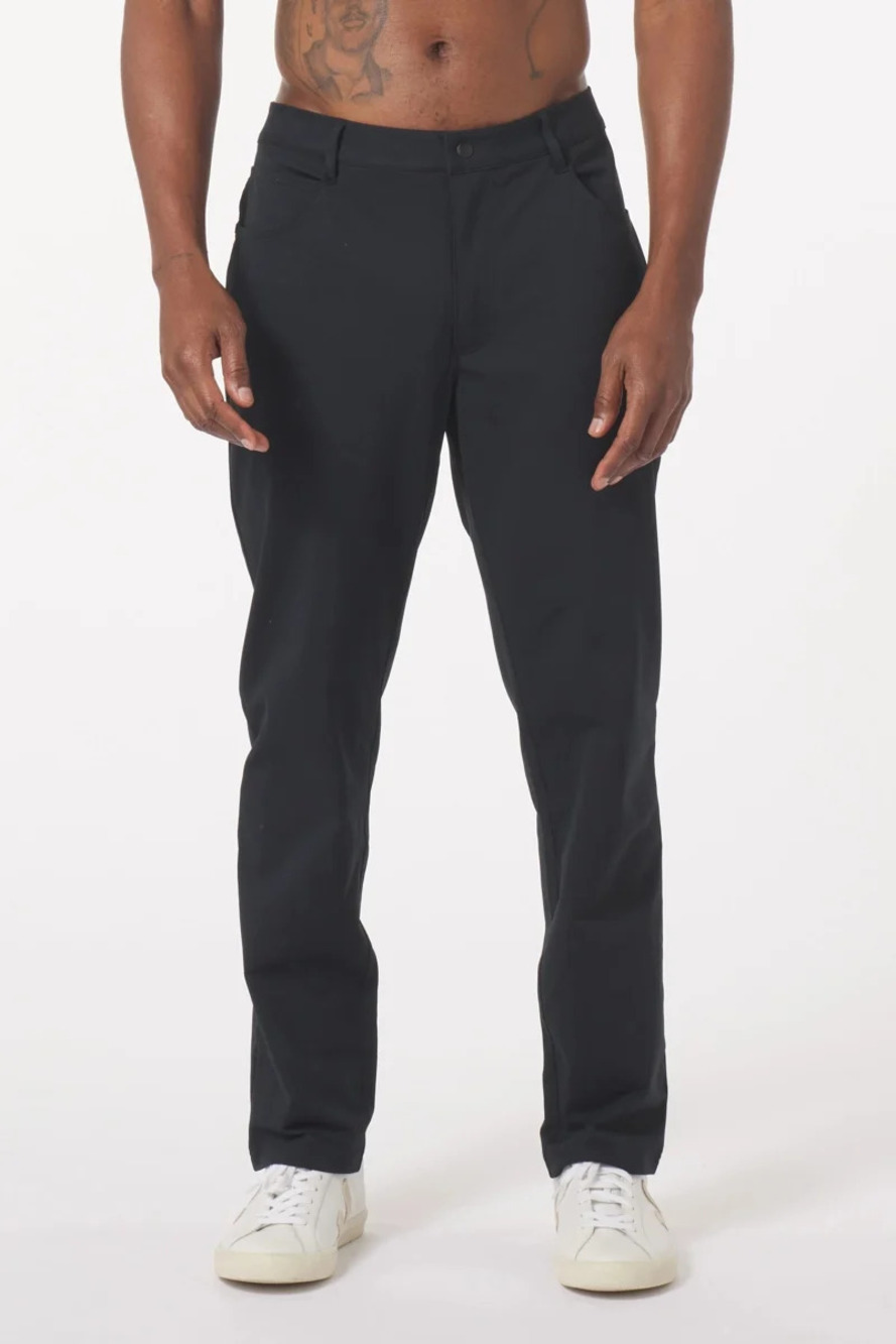 Glyder Black Warp Knit Chino Pant/39373